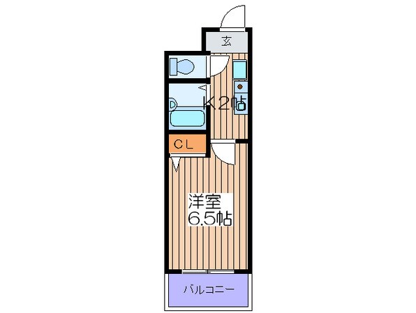 HOPE CITY 天神橋 B棟の物件間取画像